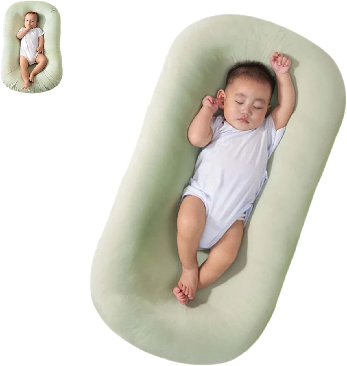 New Born Baby Infant Mattress Sleep Nest Baby Portable Baby Cushion Bed Detachable Washable - Image 9