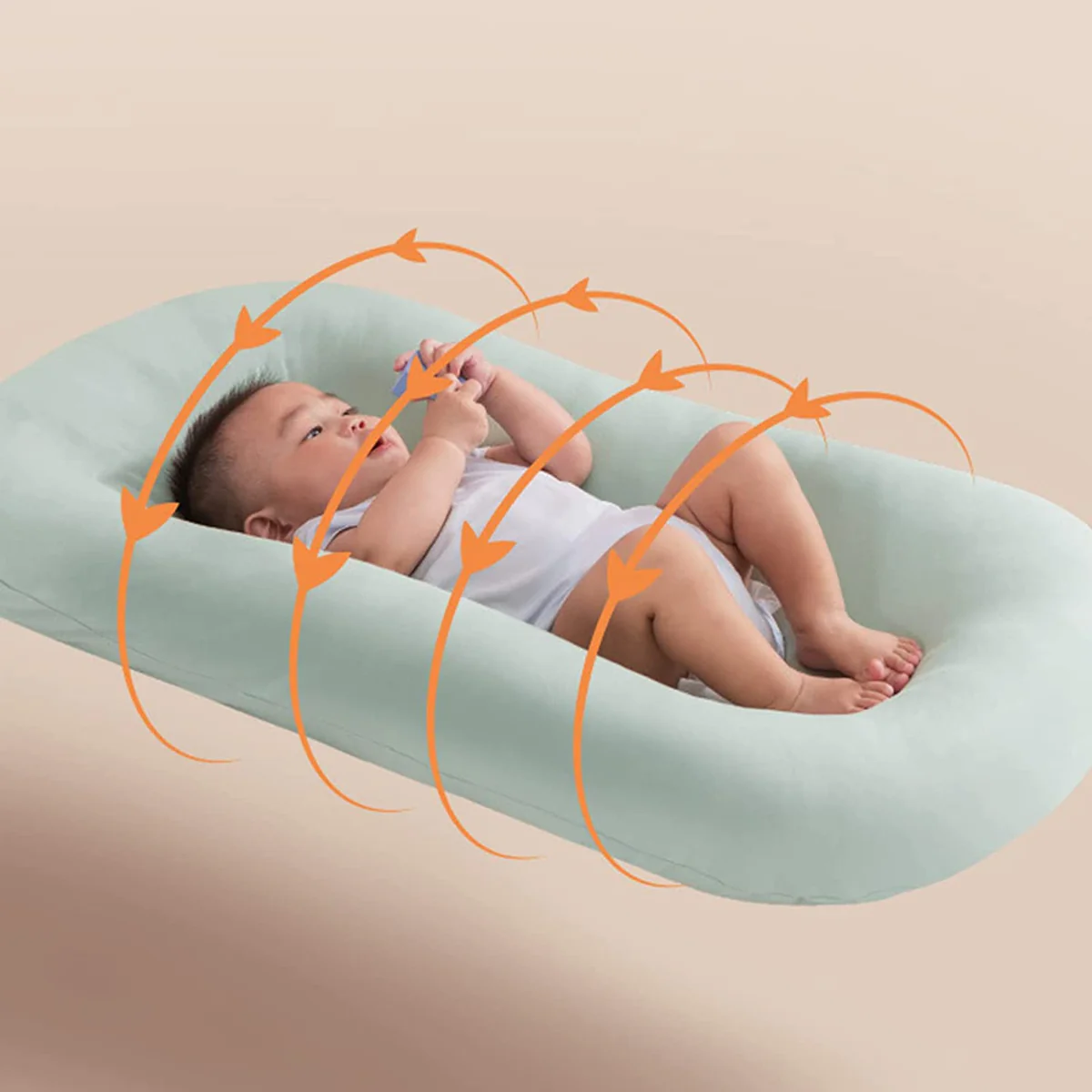 New Born Baby Infant Mattress Sleep Nest Baby Portable Baby Cushion Bed Detachable Washable - Image 2