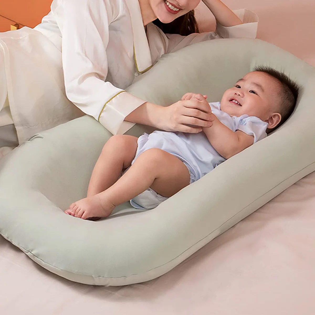 New Born Baby Infant Mattress Sleep Nest Baby Portable Baby Cushion Bed Detachable Washable - Image 4