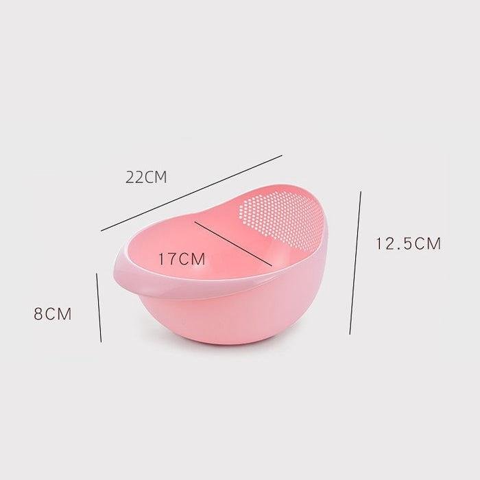 Plastic Rice Washing Colander Strainer Basket for Rice, Vegetables, and Fruits - Image 5