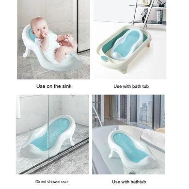 Newborn Baby Bathing Seat, Baby Bather Rack, Non-Slip Bath Support Seat - Image 5