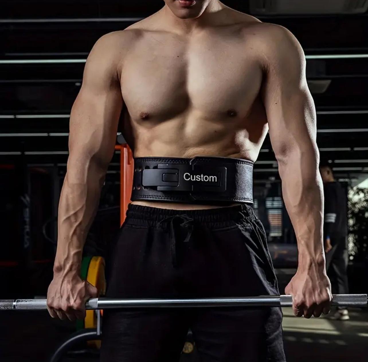 Power Lifting / Weight Lifting Lever Belt, 10 mm Thickness For Men & Women - Image 6