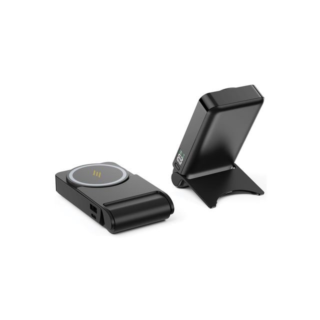 SMARTIX PREMIUM MAGNETIC POWER BANK 10000MAH WITH 45W USB-C PD BLACK - Image 2