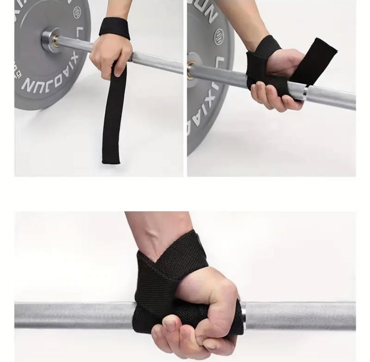 Premium Polyester Wrist strap For Weightlifting - Adjustable, Non-Slip Grip For Enhanced Strength & Powerlifting Performance - Image 5