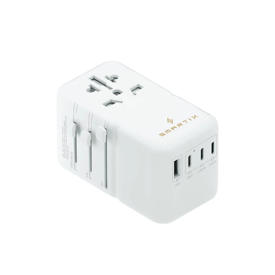 SMARTIX PREMIUM INTERNATIONAL TRAVEL ADAPTOR 140W - GEN 2 - Image 2