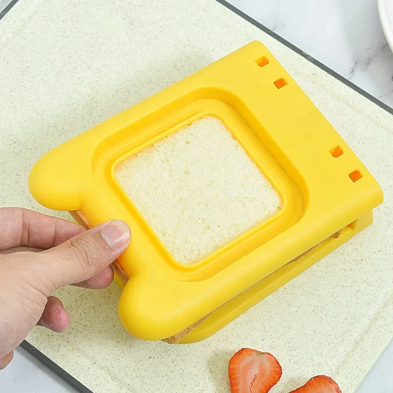 Bread Sandwich Cutter and Sealer - DIY Mold for Breakfast, Children's Lunches, and Pocket Sandwiches - Image 7