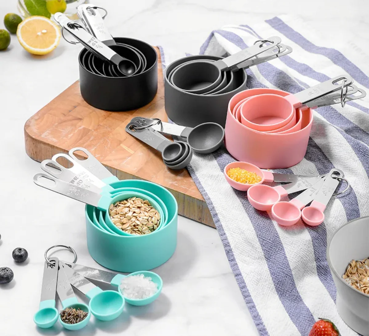 Measuring Cups and Spoons Set, Kitchen Baking Tools, Cake Making Accessories - Image 5