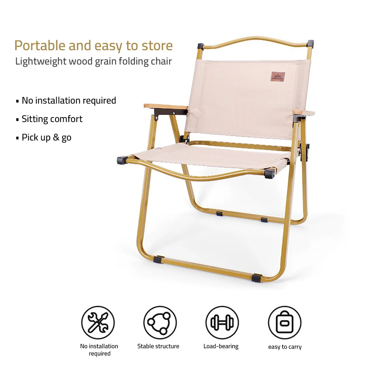 Portable Outdoor Camping Folding Chair, Kermit Chair - Image 6