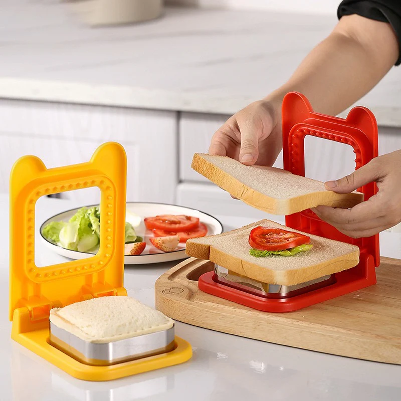 Bread Sandwich Cutter and Sealer - DIY Mold for Breakfast, Children's Lunches, and Pocket Sandwiches - Image 5