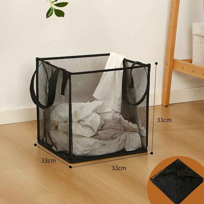 Foldable Square Laundry Basket, Clothes Lightweight Laundry Hamper - Image 3